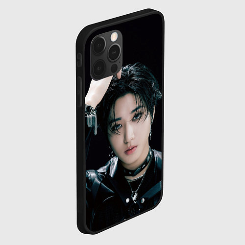 Чехол iPhone 12 Pro Stray Kids Han Giant concept / 3D-Черный – фото 2