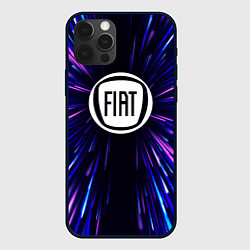 Чехол для iPhone 12 Pro Fiat neon energy, цвет: 3D-черный