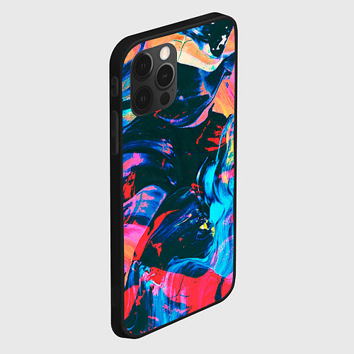 Чехол iPhone 12 Pro Colors / 3D-Черный – фото 2