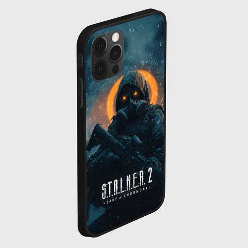 Чехол iPhone 12 Pro Stalker 2 / 3D-Черный – фото 2