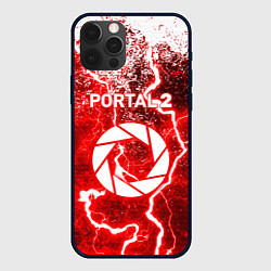 Чехол для iPhone 12 Pro Portal брызги красок шторм, цвет: 3D-черный