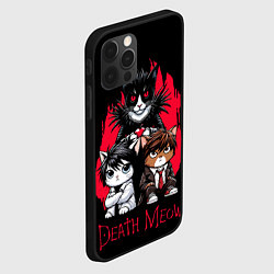 Чехол для iPhone 12 Pro Death meow cats, цвет: 3D-черный — фото 2