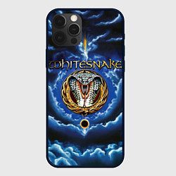 Чехол для iPhone 12 Pro Whitesnake музыкальная группа, цвет: 3D-черный