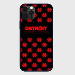 Чехол для iPhone 12 Pro Detroit become human winter steel, цвет: 3D-черный