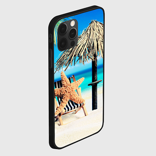 Чехол iPhone 12 Pro Resort / 3D-Черный – фото 2