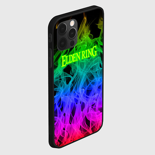 Чехол iPhone 12 Pro Elden ring flame / 3D-Черный – фото 2