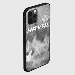 Чехол для iPhone 12 Pro Haval - grey gradient посередине, цвет: 3D-черный — фото 2