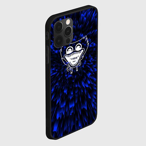 Чехол iPhone 12 Pro Poppy Playtime blue energy / 3D-Черный – фото 2