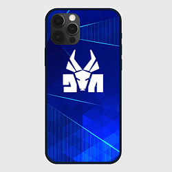 Чехол для iPhone 12 Pro Die Antwoord blue poly, цвет: 3D-черный