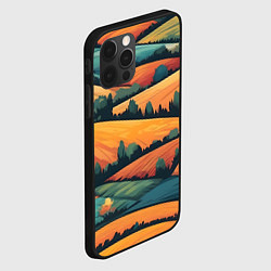 Чехол для iPhone 12 Pro Поля луга, цвет: 3D-черный — фото 2