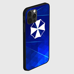 Чехол для iPhone 12 Pro Resident Evil blue poly, цвет: 3D-черный — фото 2