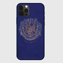 Чехол iPhone 12 Pro Happy Christmas - Hogwarts