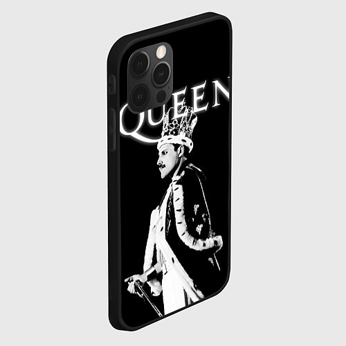 Чехол iPhone 12 Pro Queen Freddie Mercury король / 3D-Черный – фото 2