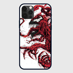 Чехол для iPhone 12 Pro Carnage - Symbiot, цвет: 3D-черный