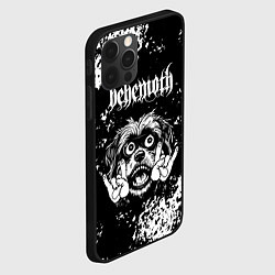 Чехол для iPhone 12 Pro Behemoth рок пес, цвет: 3D-черный — фото 2