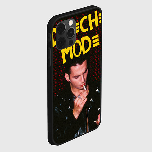 Чехол iPhone 12 Pro Depeche Mode - Dave / 3D-Черный – фото 2