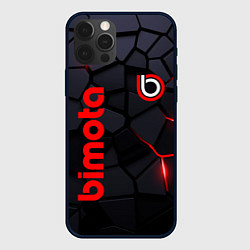Чехол для iPhone 12 Pro Bimoto - плиты с эффектом свечения, цвет: 3D-черный