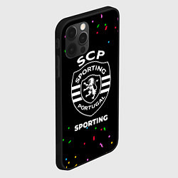 Чехол для iPhone 12 Pro Sporting конфети, цвет: 3D-черный — фото 2