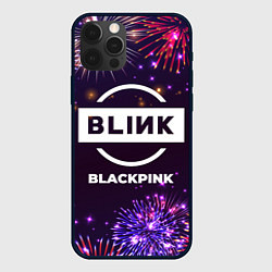 Чехол для iPhone 12 Pro Праздничный Blackpink, цвет: 3D-черный
