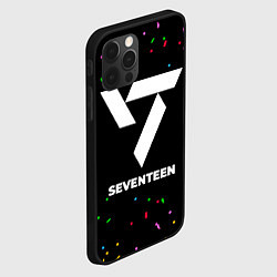 Чехол для iPhone 12 Pro Seventeen конфети, цвет: 3D-черный — фото 2