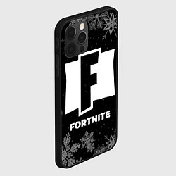 Чехол для iPhone 12 Pro Снежный Fortnite, цвет: 3D-черный — фото 2