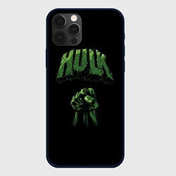 Чехол для iPhone 12 Pro Hulk punch, цвет: 3D-черный
