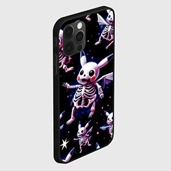 Чехол для iPhone 12 Pro Паттерн из покемон скелетиков, цвет: 3D-черный — фото 2