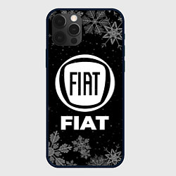 Чехол для iPhone 12 Pro Снежный Fiat, цвет: 3D-черный