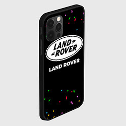 Чехол для iPhone 12 Pro Land Rover конфети, цвет: 3D-черный — фото 2