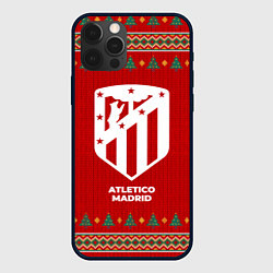 Чехол для iPhone 12 Pro Atletico Madrid new year, цвет: 3D-черный