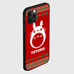 Чехол для iPhone 12 Pro Totoro new year, цвет: 3D-черный — фото 2