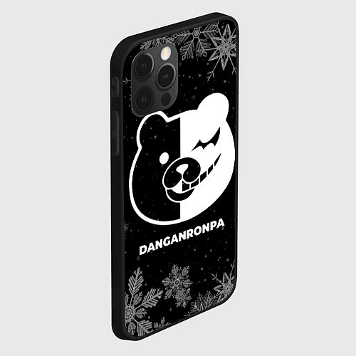 Чехол iPhone 12 Pro Снежный Danganronpa / 3D-Черный – фото 2