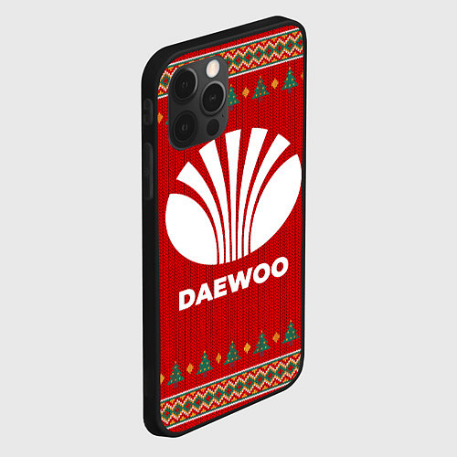 Чехол iPhone 12 Pro Daewoo new year / 3D-Черный – фото 2