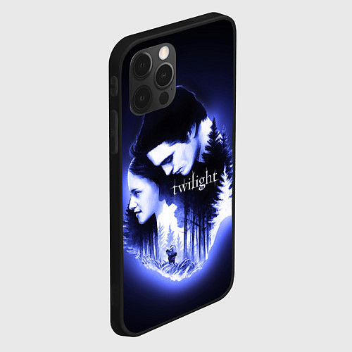 Чехол iPhone 12 Pro Twilight Bella and Edward / 3D-Черный – фото 2