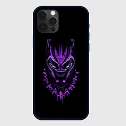 Чехол для iPhone 12 Pro Black Panther head, цвет: 3D-черный