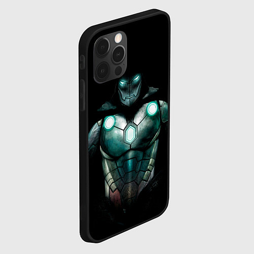 Чехол iPhone 12 Pro Iron Doom / 3D-Черный – фото 2