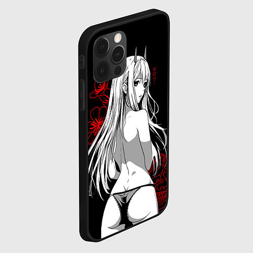 Чехол iPhone 12 Pro Zero Two sexy / 3D-Черный – фото 2