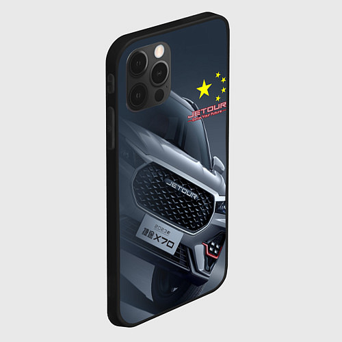 Чехол iPhone 12 Pro Jetour / 3D-Черный – фото 2