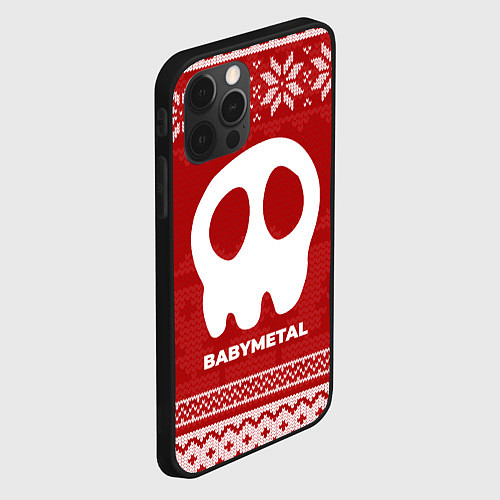 Чехол iPhone 12 Pro Новогодний Babymetal / 3D-Черный – фото 2