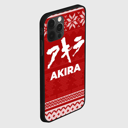 Чехол iPhone 12 Pro Новогодний Akira / 3D-Черный – фото 2