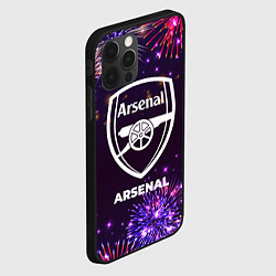 Чехол для iPhone 12 Pro Праздничный Arsenal, цвет: 3D-черный — фото 2