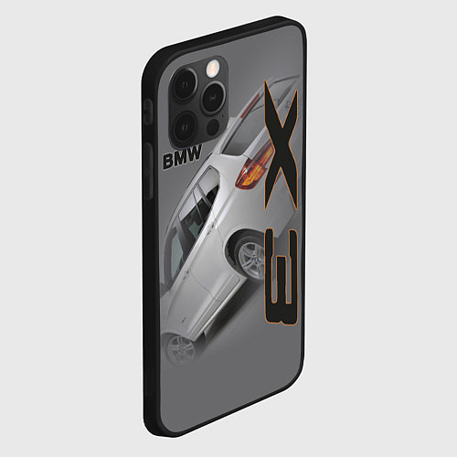 Чехол iPhone 12 Pro BMW X3 / 3D-Черный – фото 2