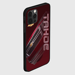 Чехол для iPhone 12 Pro Chevrolet Tahoe, цвет: 3D-черный — фото 2
