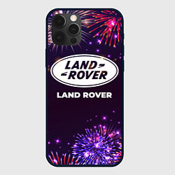 Чехол для iPhone 12 Pro Праздничный Land Rover, цвет: 3D-черный