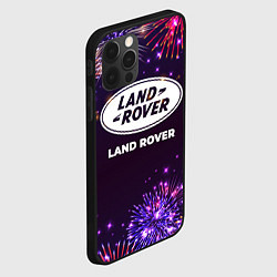 Чехол для iPhone 12 Pro Праздничный Land Rover, цвет: 3D-черный — фото 2