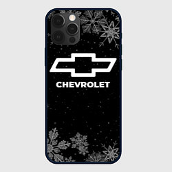 Чехол для iPhone 12 Pro Снежный Chevrolet, цвет: 3D-черный