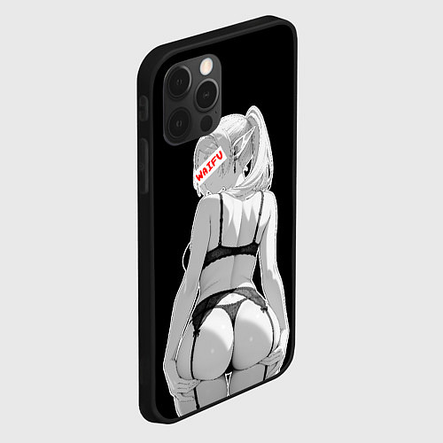 Чехол iPhone 12 Pro Frieren sexy - Sousou no frieren / 3D-Черный – фото 2