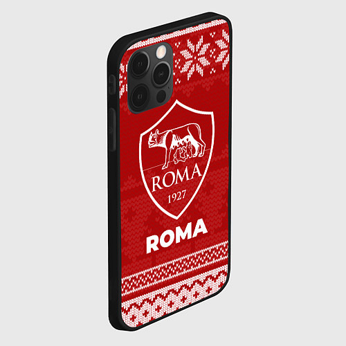 Чехол iPhone 12 Pro Новогодний Roma / 3D-Черный – фото 2