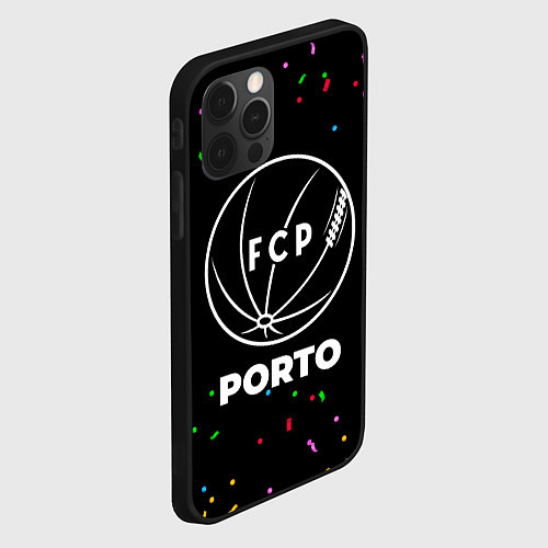 Чехол iPhone 12 Pro Porto конфети / 3D-Черный – фото 2