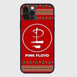 Чехол для iPhone 12 Pro Pink Floyd new year, цвет: 3D-черный